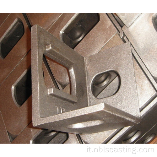 angolo del contenitore in fusione di acciaio di precisione personalizzato